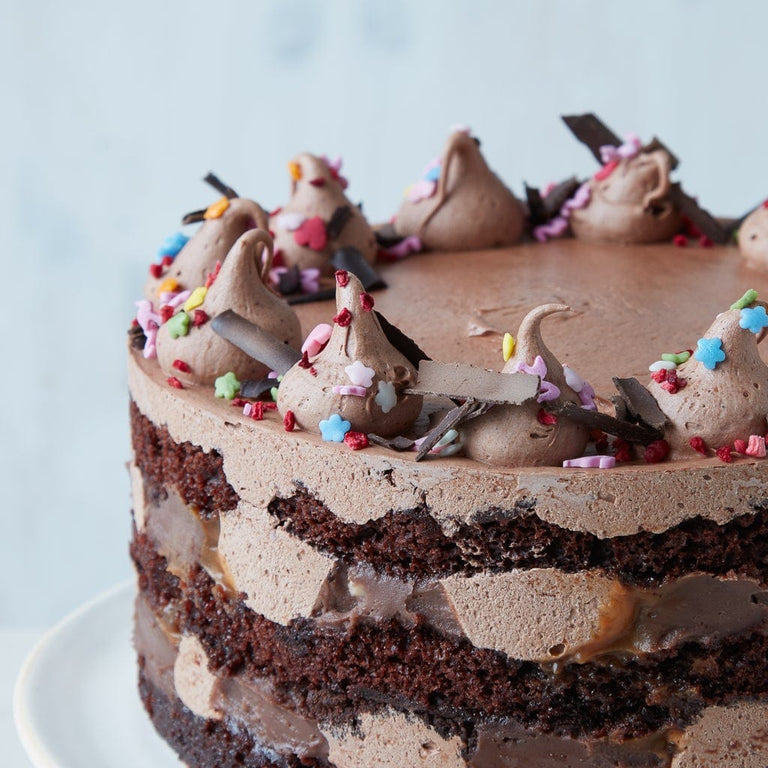 Cutter & Squidge Vegan Chocolate Caramel Cake