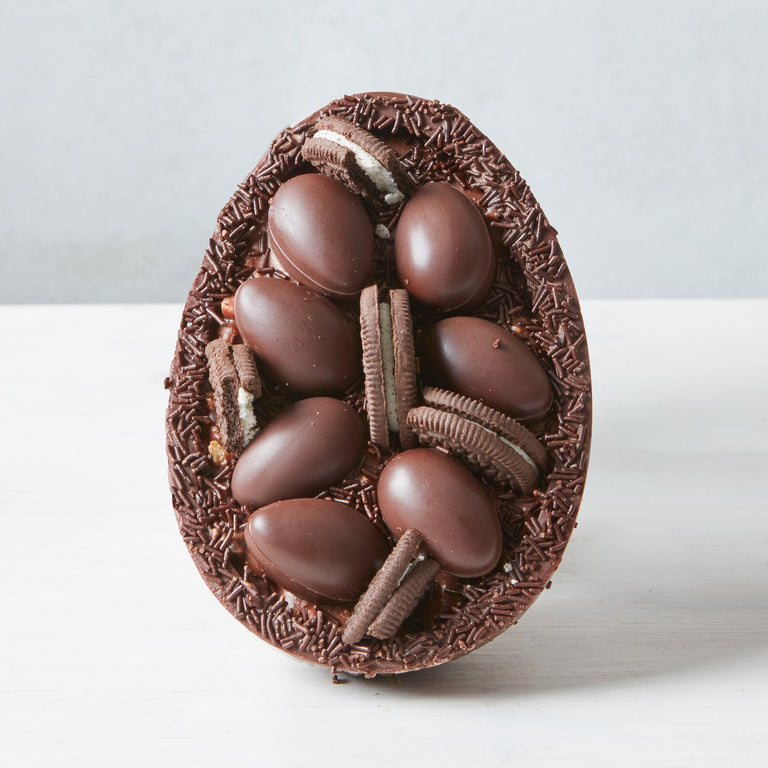 Cutter & Squidge Filled Egg Half Cookies & Cream Vegan Easter Egg