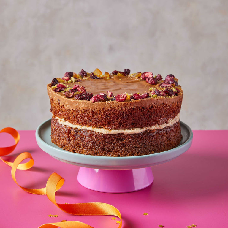 Vegan Christmas Gingerbread Cake