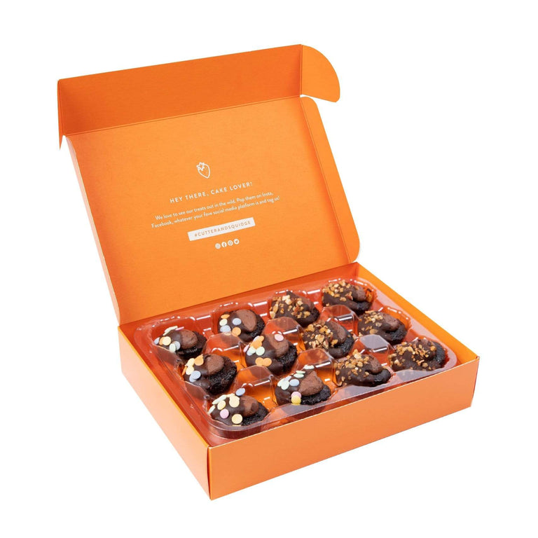 Cutter & Squidge 12 Pieces EID MIXED VEGAN MINI CUPCAKE BOX