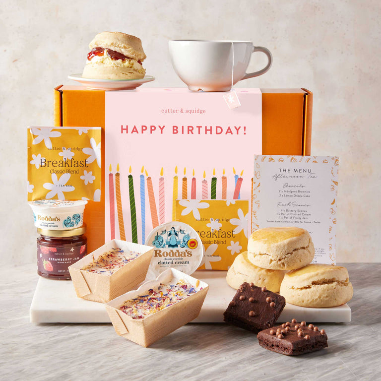 Cutter & Squidge Tea for Two Happy Birthday Afternoon Tea At Home