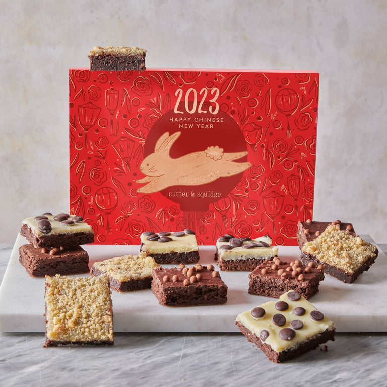 Cutter & Squidge Chinese New Year Mini Brownie Box