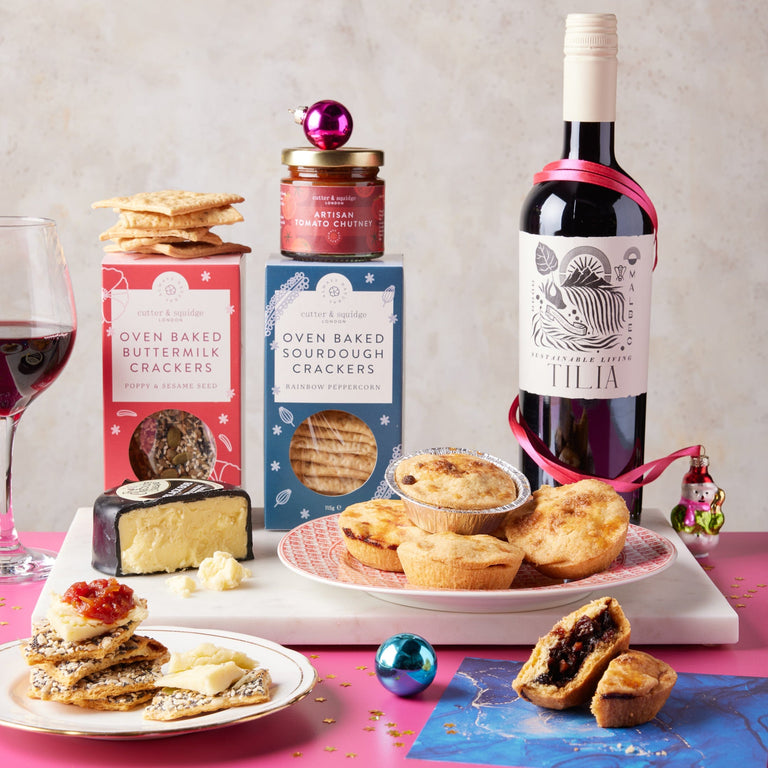 Cutter & Squidge Cheese & Cracker Christmas Hamper