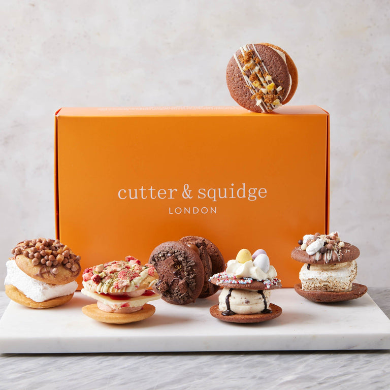 Cutter & Squidge Box of 6 Mixed Easter Biskie Box