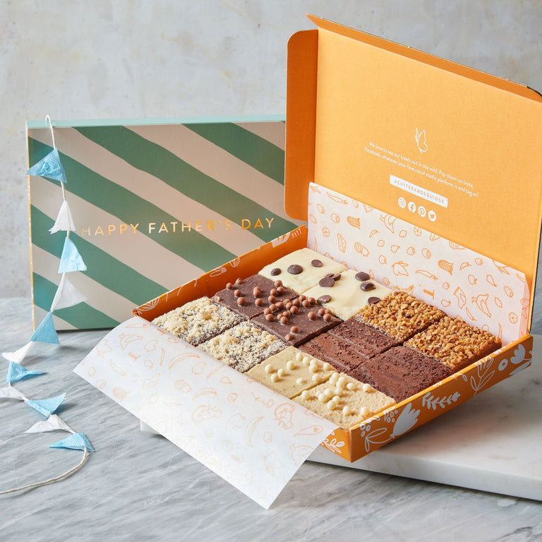 Cutter & Squidge Father's Day Mixed Mini Brownie Box