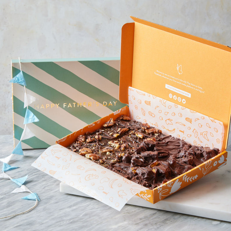 Cutter & Squidge Father's Day Vegan Brownies & Beer Gift Hamper