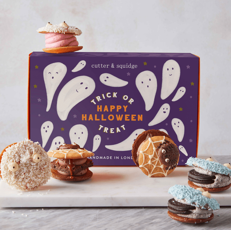 Cutter & Squidge Box of 6 Halloween Mixed Biskie Box
