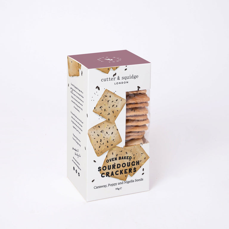 Cutter & Squidge SEEDED SOURDOUGH CRACKERS