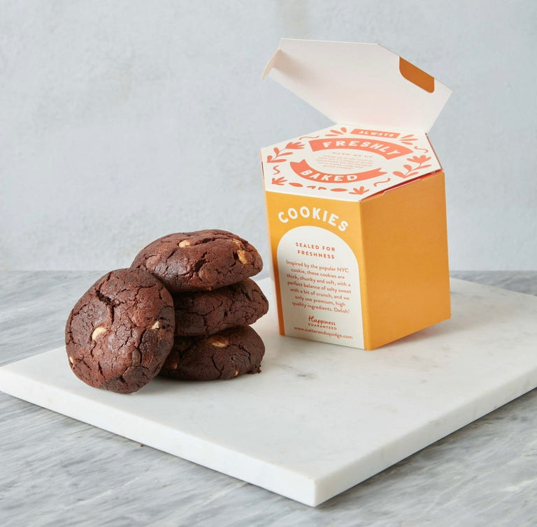 Cutter & Squidge Triple Chocolate Chunky Cookie Box