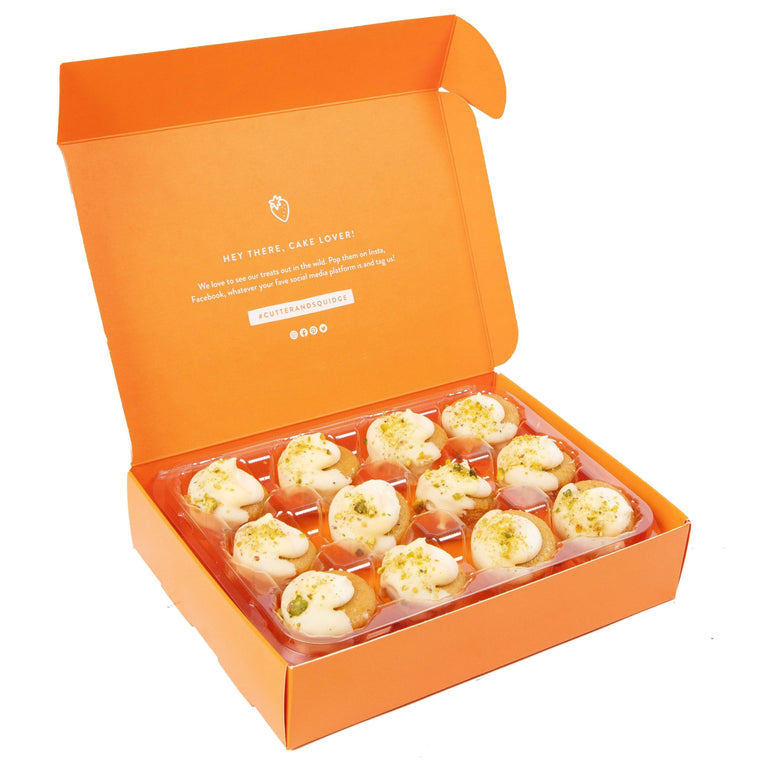 Cutter & Squidge PISTACHIO LEMON MINI CUPCAKES
