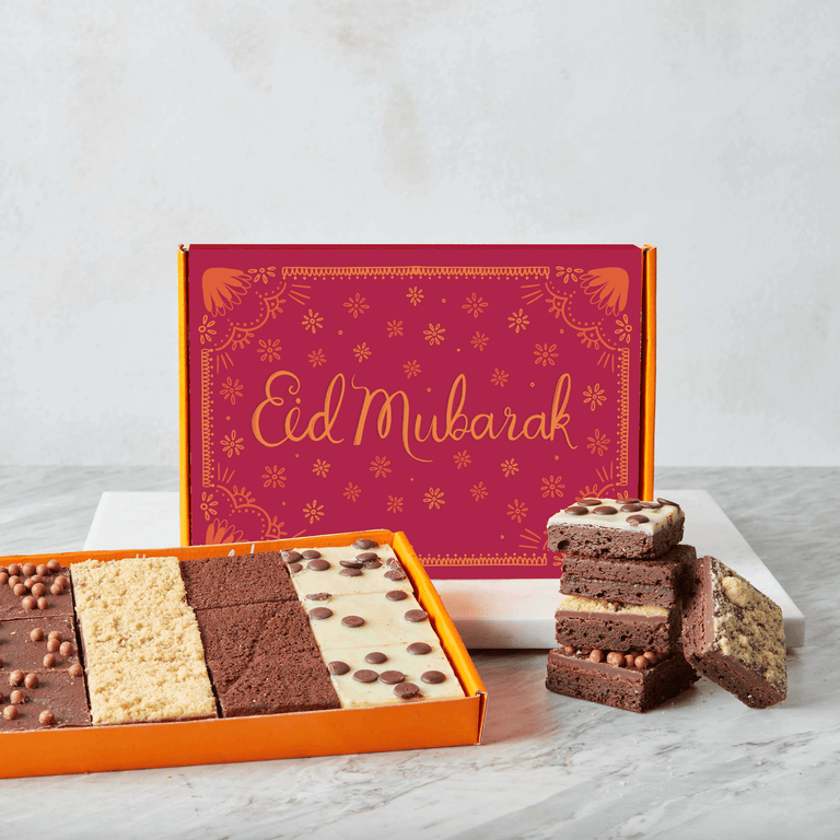 Cutter & Squidge Eid Nut-Free Mini Brownie Box