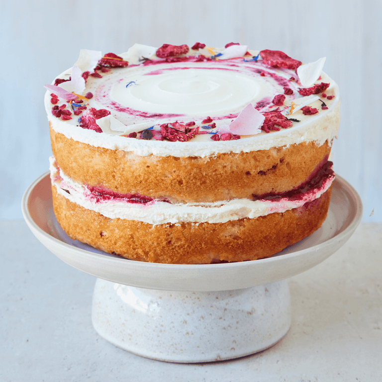 Wheat Free Vegan Summer Berry Cake