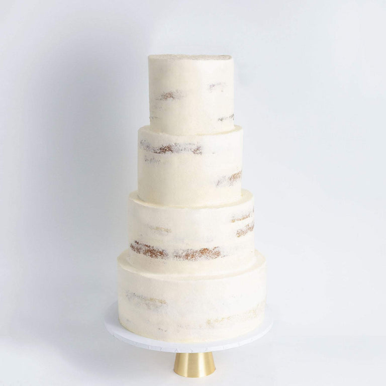 Cutter & Squidge Weddings Four Tier (12", 10", 8", 6") FOUR TIER NAKED WEDDING CAKE