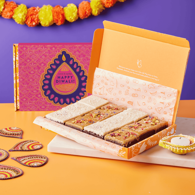 Cutter & Squidge Diwali Mixed Mini Brownies