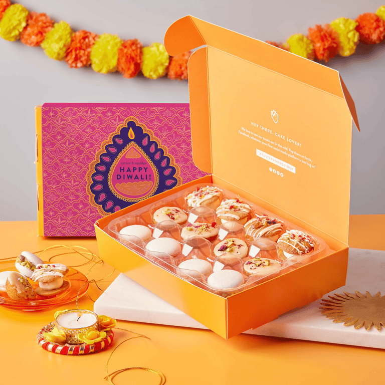 Cutter & Squidge 12 Pieces Diwali Selection Box