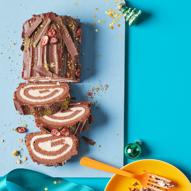 Cutter & Squidge Christmas Yule Log Cake