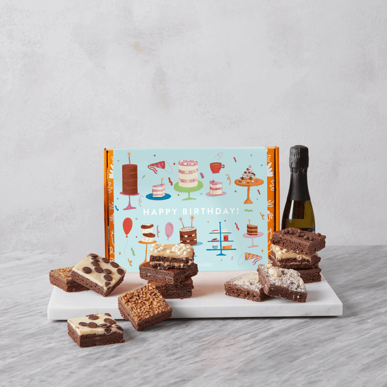 Cutter & Squidge Happy Birthday Brownies and Mini Fizz Bundle