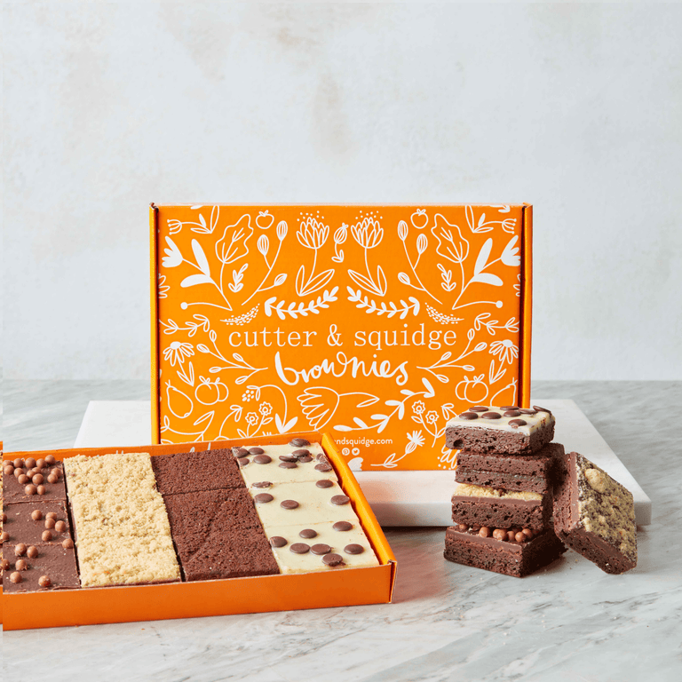 Cutter & Squidge No Nuts Mixed Mini Brownie Box