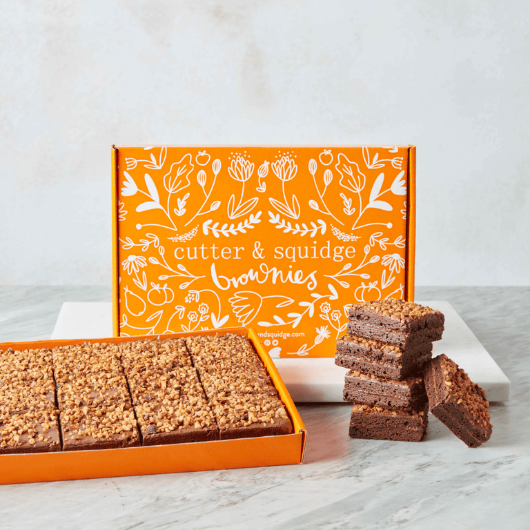 Cutter & Squidge Chocolate "Nutella" Mini Brownie Box