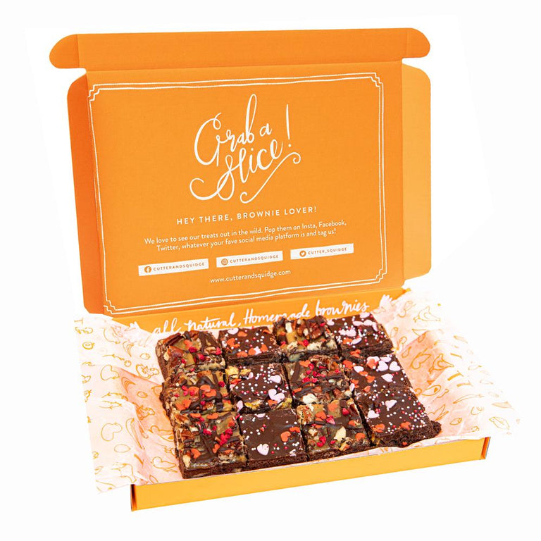 Cutter & Squidge VEGAN WHEAT-FREE MINI BROWNIE BOX