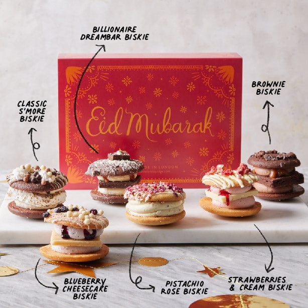 Cutter & Squidge Eid Mubarak Biskie Box