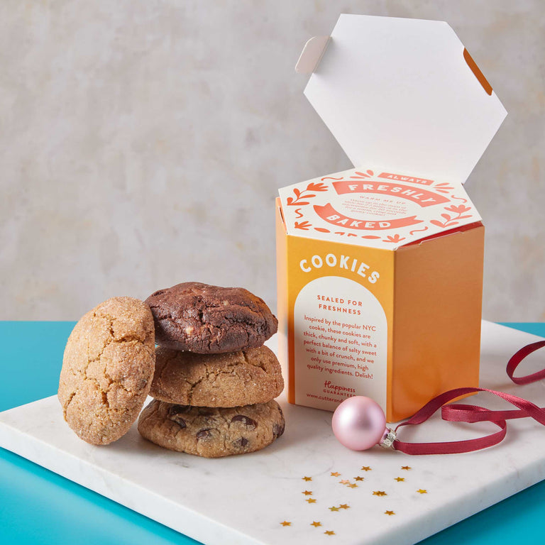 Cutter & Squidge Mixed Christmas Chunky Cookie Tin