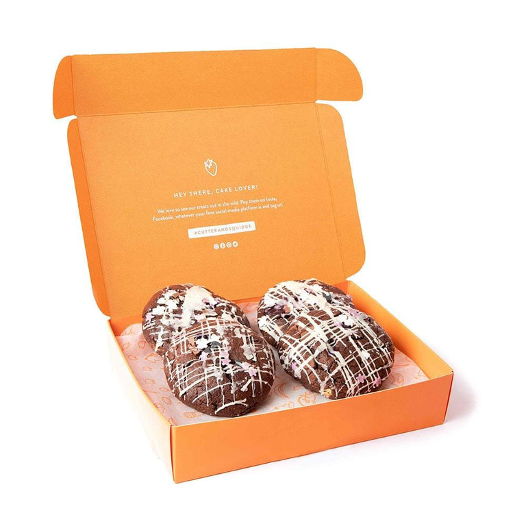 Cutter & Squidge Box of 4 Halloween Mixed Chunky Cookie Box