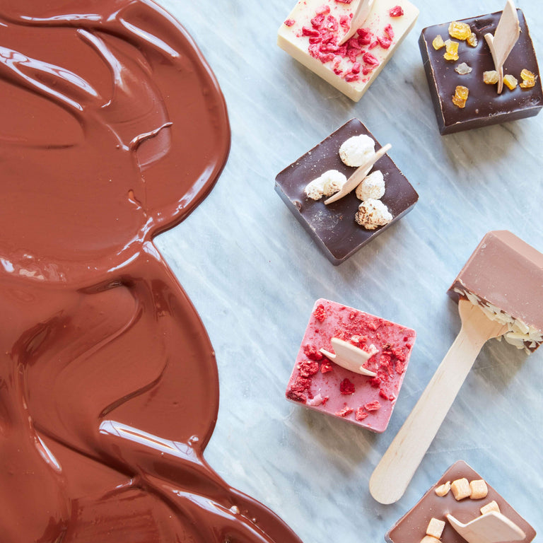 Cutter & Squidge Pack of 6 HOT CHOCOLATE SPOON SET