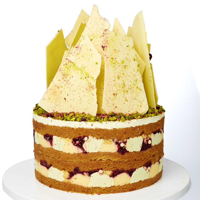 Cutter & Squidge PISTACHIO CHERRY SHARD CAKE