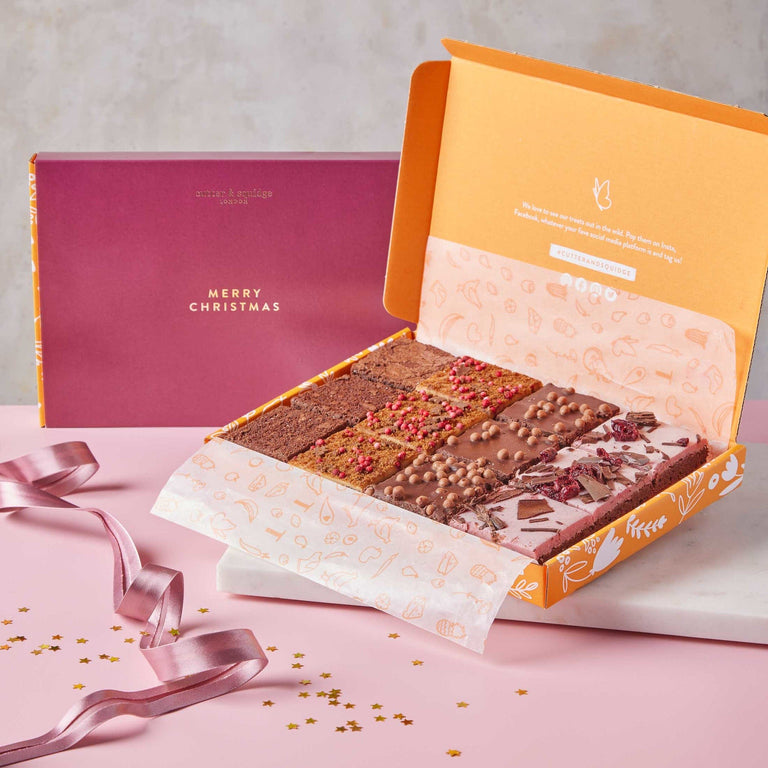 Cutter & Squidge Christmas Mini Brownie Box