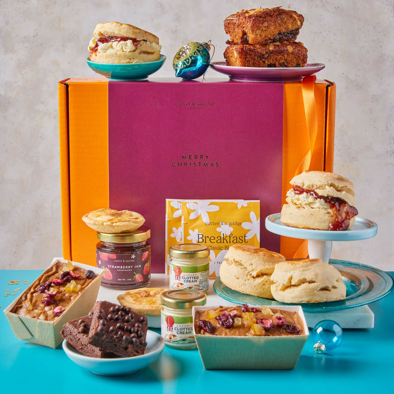 Cutter & Squidge Tea for Two Luxe Christmas Afternoon tea at home
