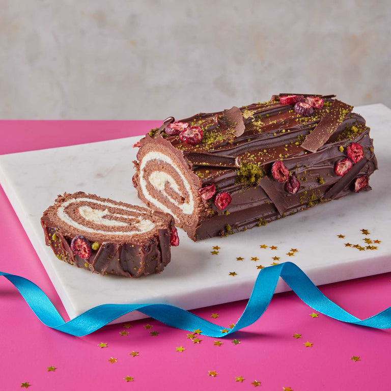Cutter & Squidge Christmas Yule Log Cake